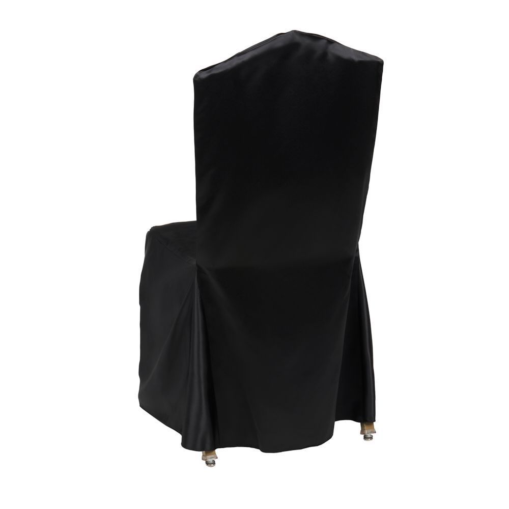 Chair Cover - Square Back Black