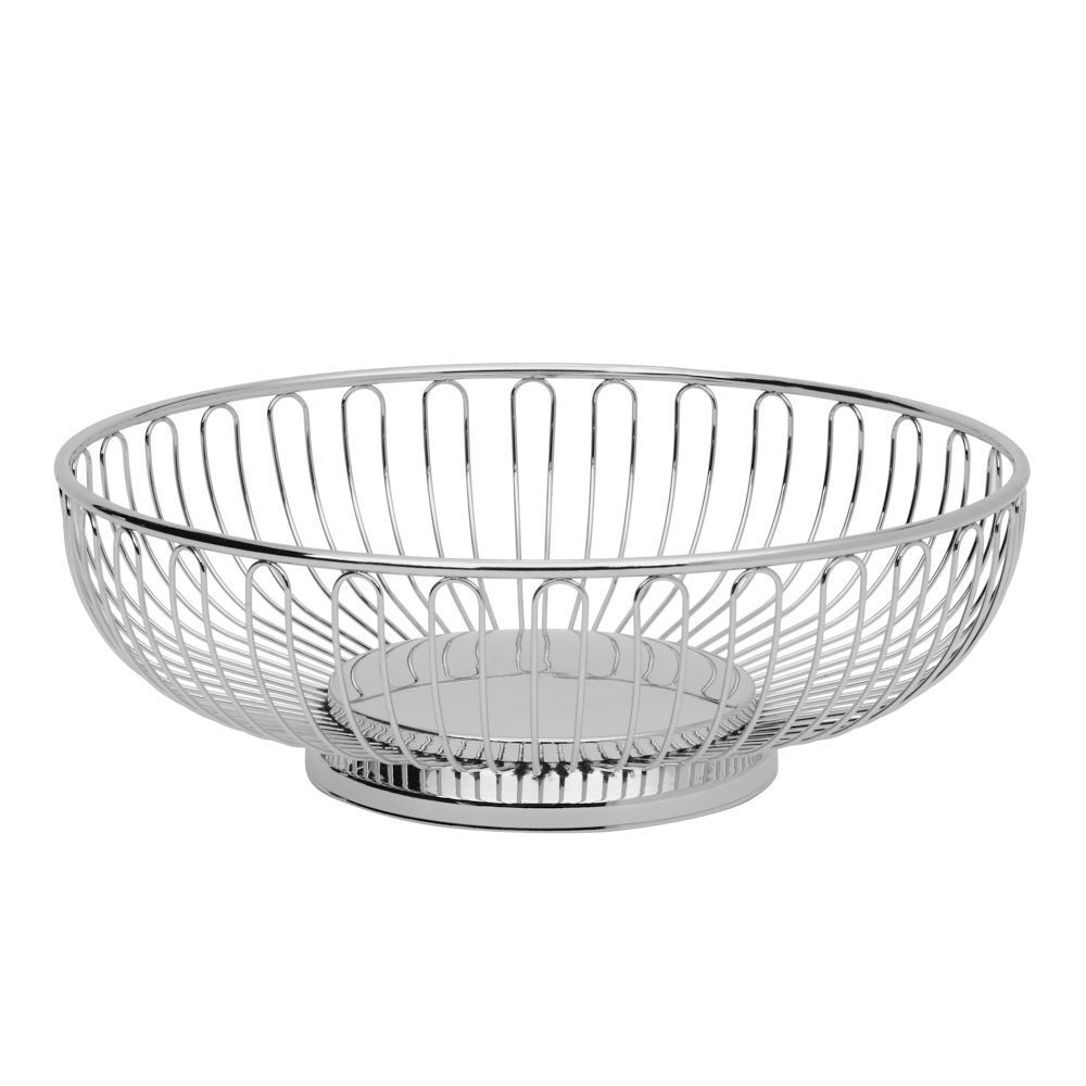Bread Baskets Silver Round 9