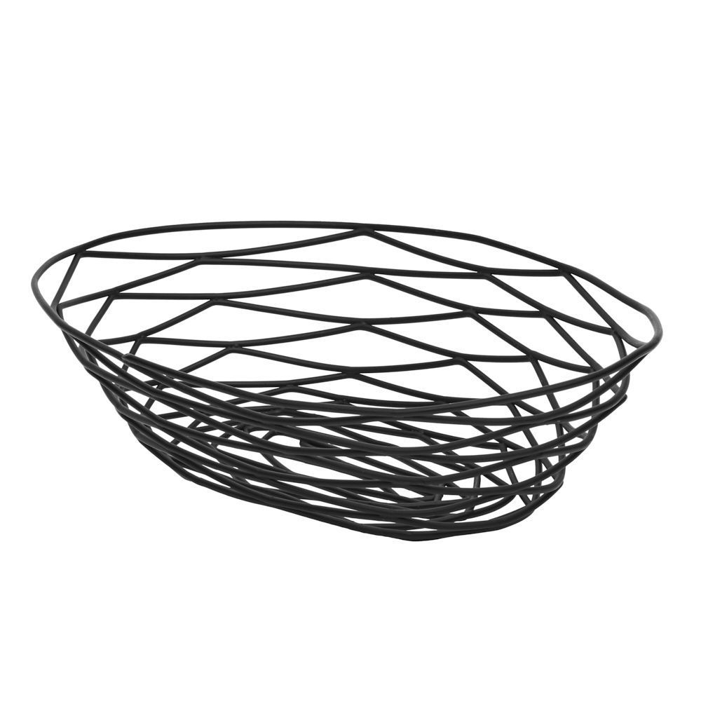 Bread Baskets Black Oval 9