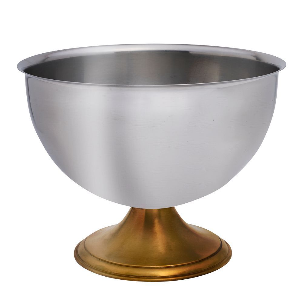 Punch Bowl Brass Footed (3 Gal)