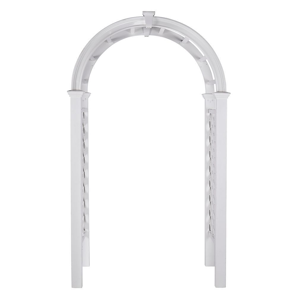 Arch White Lattice