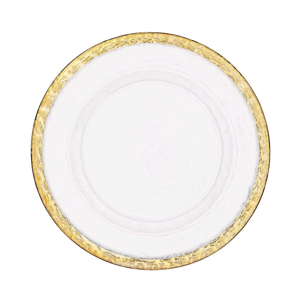 Alpine Gold Glass Charger 13