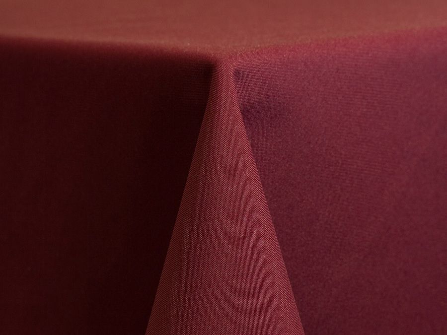 Solid Polyester, Burgundy 