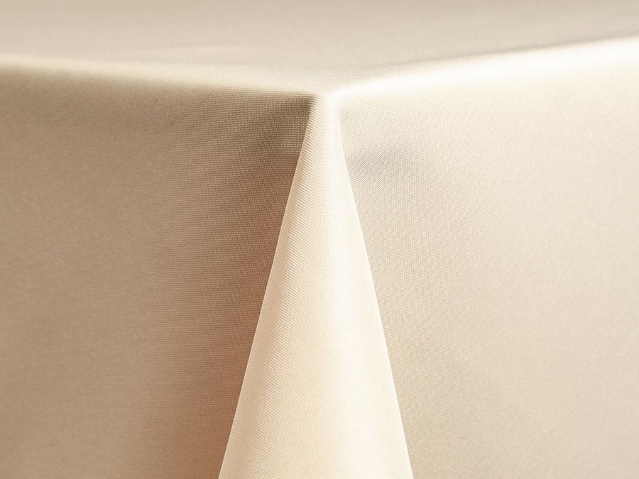 Solid Polyester, Ivory 