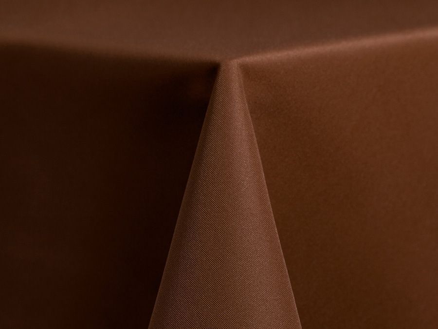 Solid Polyester, Chocolate 