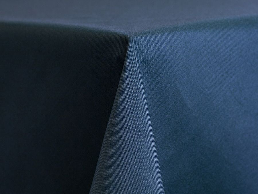 Solid Polyester, Navy Blue 