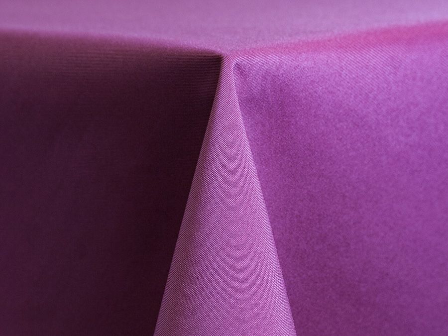 Solid Polyester, Plum 