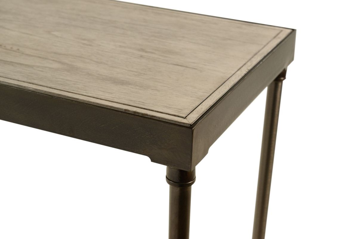 Products Edison Pub Table, Whitewash Top