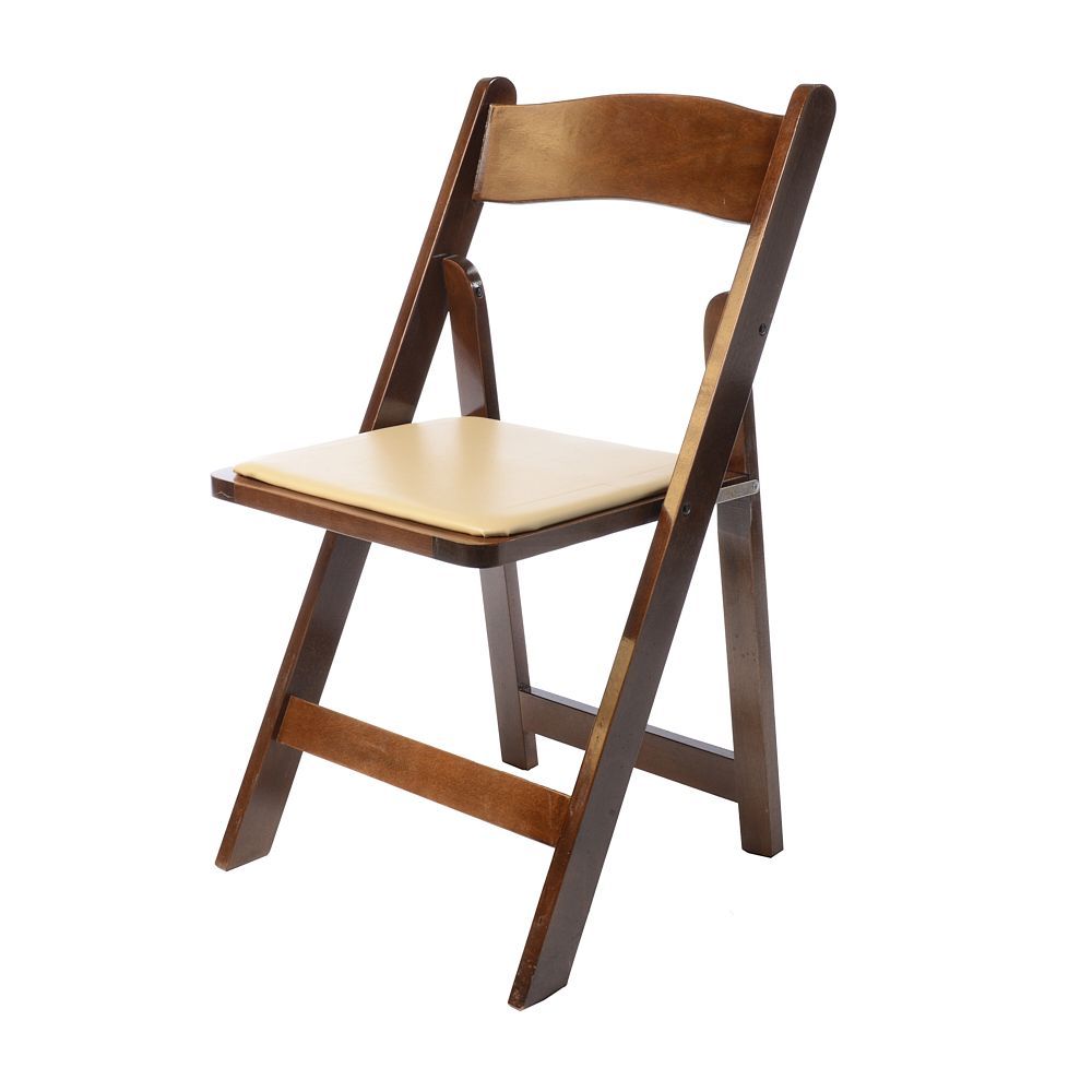 Folding Wood Chair - Fruitwood