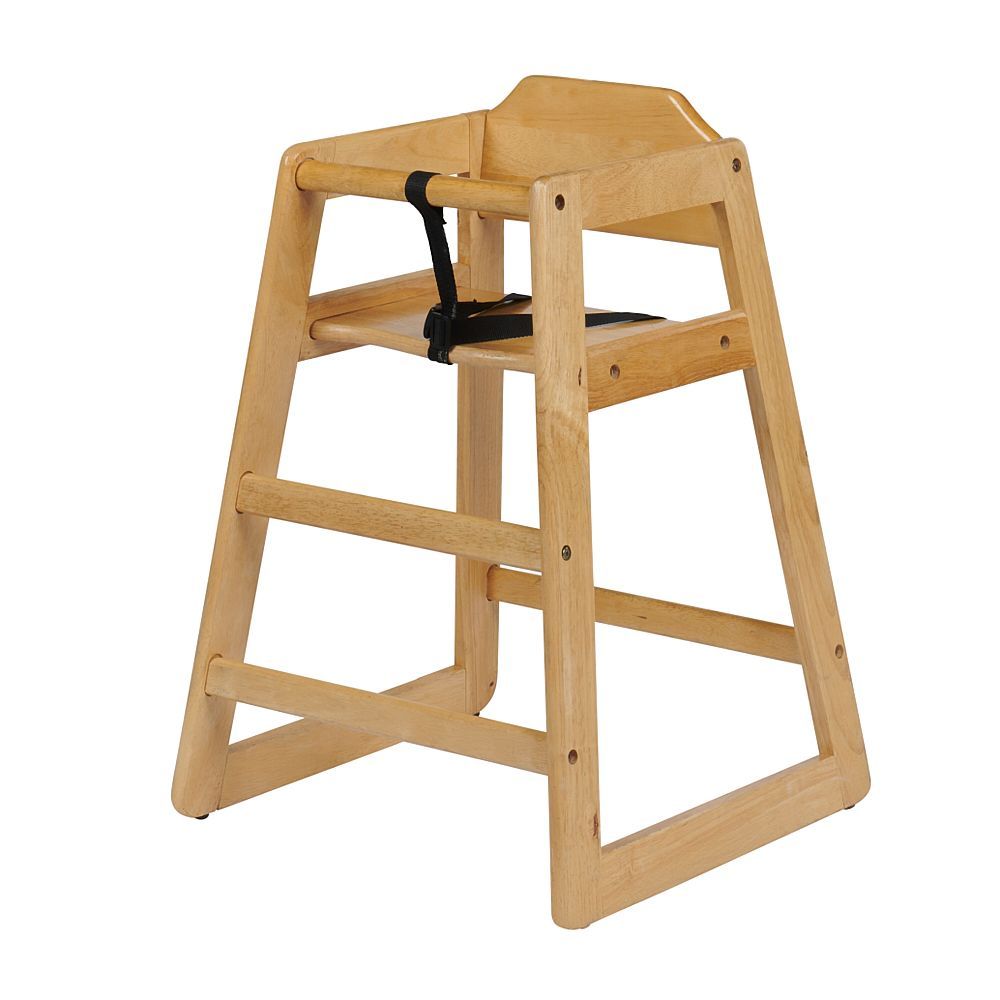Chair High Stacking-oak