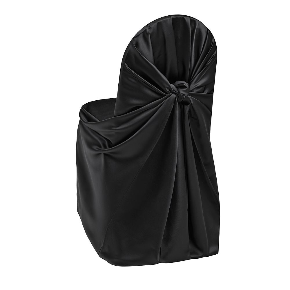 Self Tie - Chair Cover Lamour Black