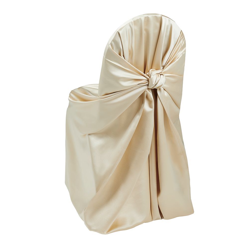 Self Tie - Chair Cover Lamour Champagne