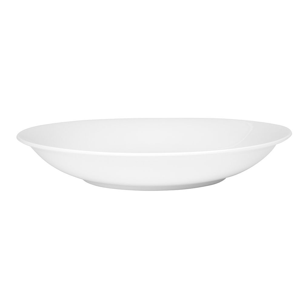 White Shallow Bowl 16