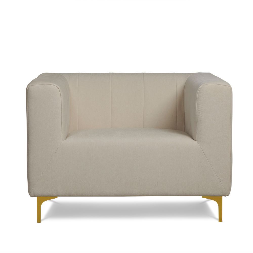 Laura Accent Chair - Chenille Cream 