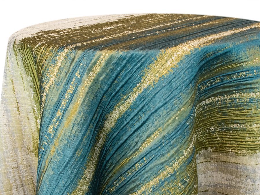 Shibori Stripe Emerald Green