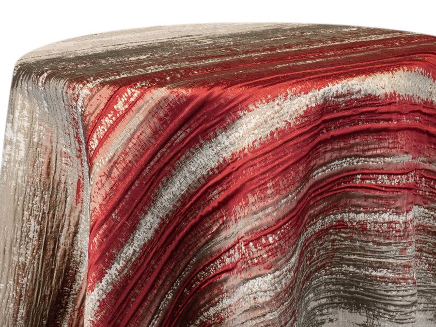 Shibori Stripe Red