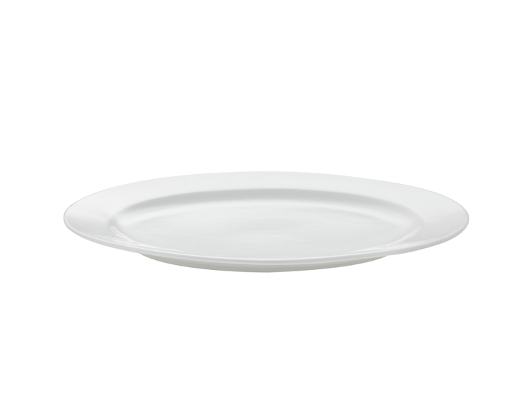Royal White Oval Platter 14